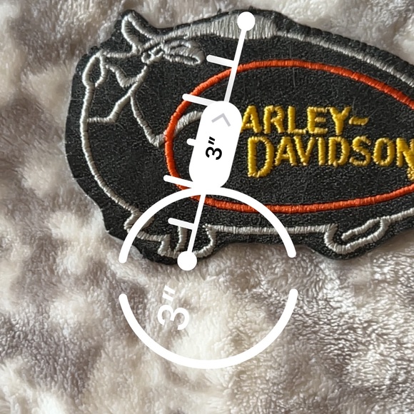 Vintage Harley Davidson embroidered hog patch - Picture 4 of 4